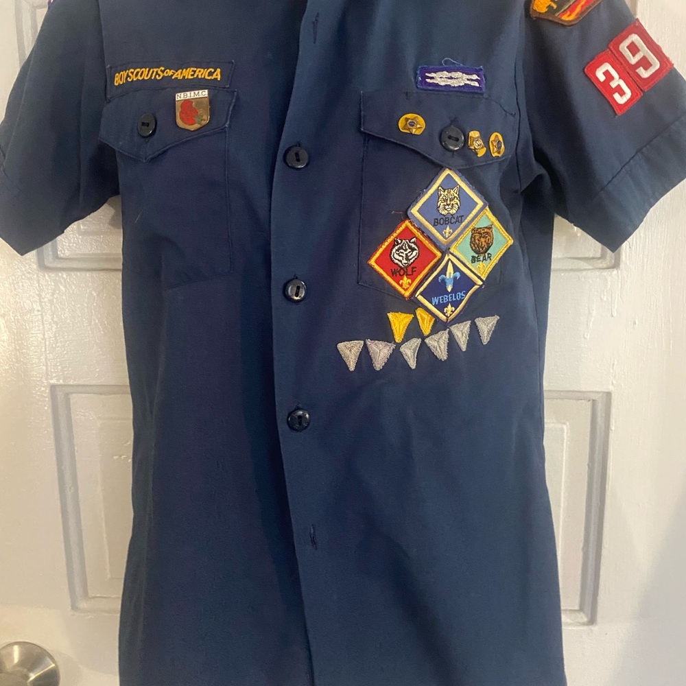 Blue Kids Scout Shirt